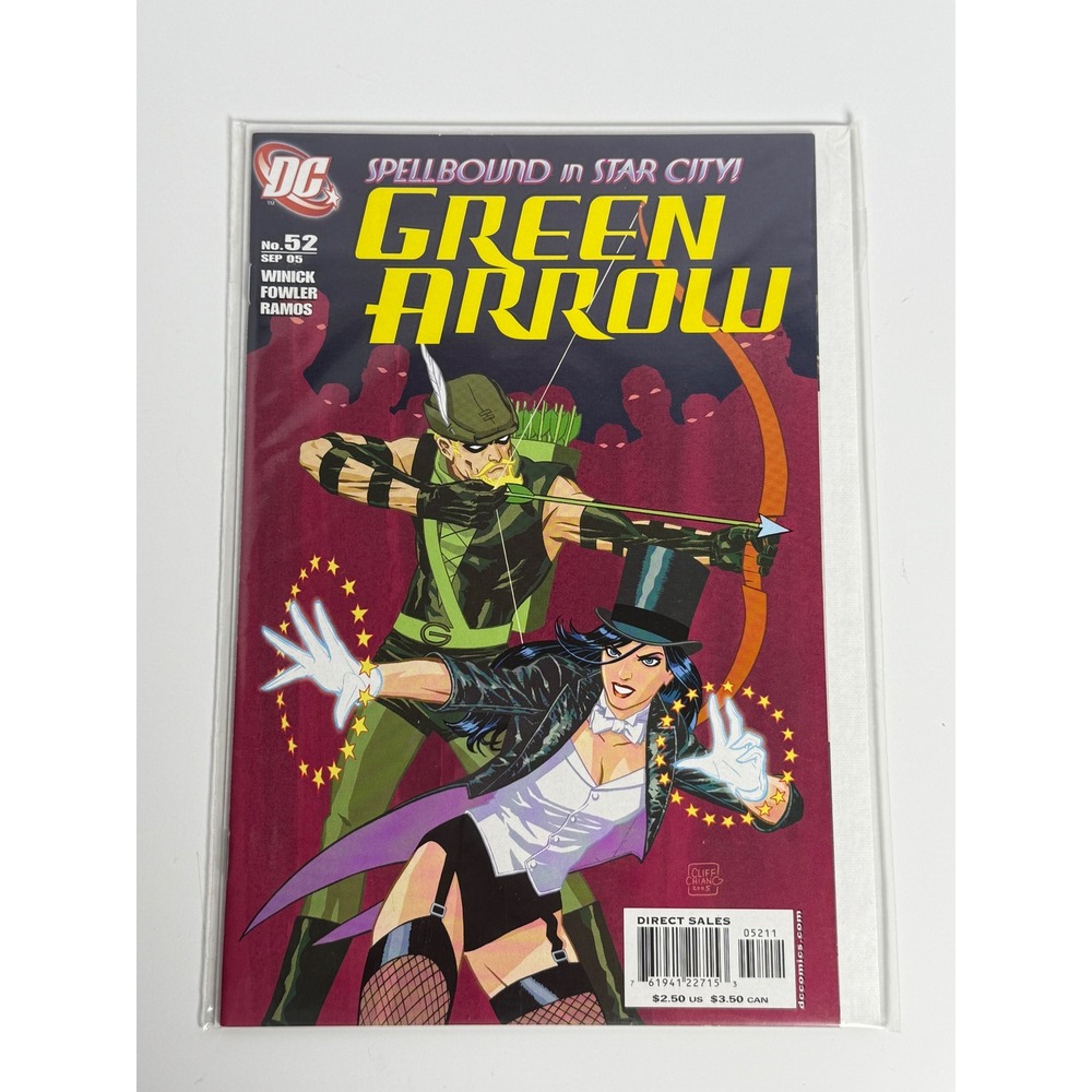 Green Arrow 52 DC Comics 2005 Zatanna Cliff Chiang Cover Judd Winick Star City